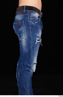 Lutro belt blue jeans casual dressed thigh 0007.jpg